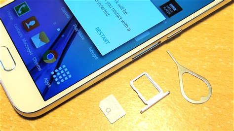 galaxy s6 sim card setup